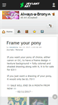 Mobile Screenshot of always-a-brony.deviantart.com