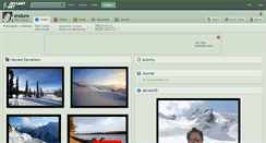 Desktop Screenshot of endure.deviantart.com