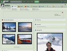 Tablet Screenshot of endure.deviantart.com