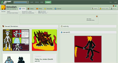 Desktop Screenshot of deinosdark.deviantart.com