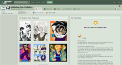 Desktop Screenshot of o0gohan-fan-club0o.deviantart.com