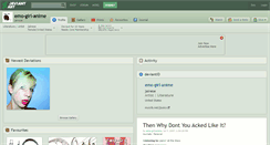 Desktop Screenshot of emo-girl-anime.deviantart.com