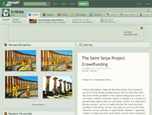 Tablet Screenshot of evileliot.deviantart.com