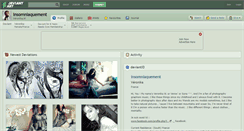 Desktop Screenshot of insomniaquement.deviantart.com