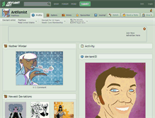 Tablet Screenshot of antiismist.deviantart.com