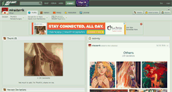 Desktop Screenshot of miraxterrik.deviantart.com