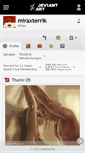 Mobile Screenshot of miraxterrik.deviantart.com