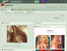 Tablet Screenshot of miraxterrik.deviantart.com