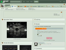Tablet Screenshot of crish29.deviantart.com