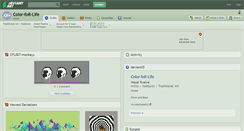 Desktop Screenshot of color-for-life.deviantart.com
