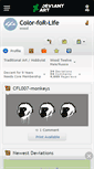 Mobile Screenshot of color-for-life.deviantart.com