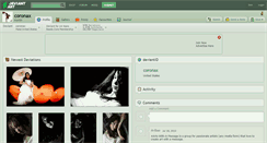 Desktop Screenshot of coronax.deviantart.com