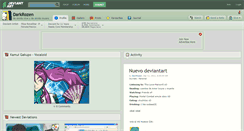 Desktop Screenshot of darkrozen.deviantart.com