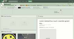 Desktop Screenshot of darklove17.deviantart.com