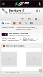 Mobile Screenshot of darklove17.deviantart.com