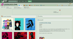 Desktop Screenshot of luckyharuanimu-squig.deviantart.com