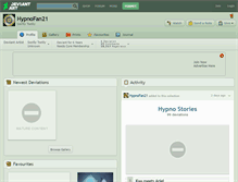 Tablet Screenshot of hypnofan21.deviantart.com