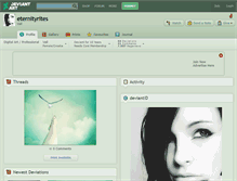 Tablet Screenshot of eternityrites.deviantart.com