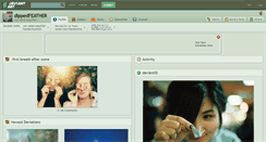 Desktop Screenshot of dippedfeather.deviantart.com
