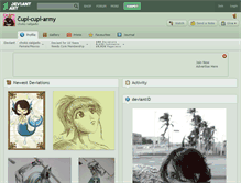 Tablet Screenshot of cupi-cupi-army.deviantart.com