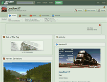 Tablet Screenshot of leadfoot17.deviantart.com