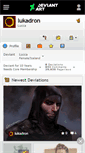 Mobile Screenshot of lukadron.deviantart.com