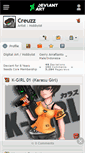 Mobile Screenshot of creuzz.deviantart.com