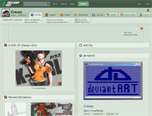 Tablet Screenshot of creuzz.deviantart.com
