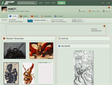 Tablet Screenshot of esa621.deviantart.com