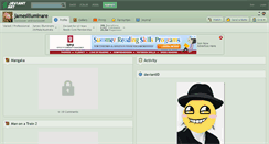 Desktop Screenshot of jamesilluminare.deviantart.com