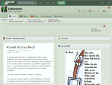 Tablet Screenshot of lozfanchick.deviantart.com