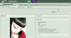 Desktop Screenshot of misstrange-stock.deviantart.com