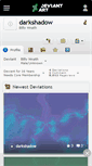 Mobile Screenshot of darkshadow.deviantart.com
