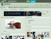 Tablet Screenshot of andrettiman.deviantart.com