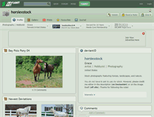 Tablet Screenshot of horsiexstock.deviantart.com