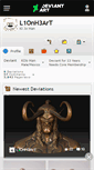 Mobile Screenshot of l1onh3art.deviantart.com