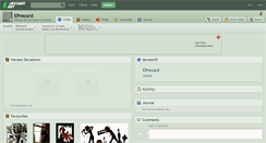 Desktop Screenshot of eprecord.deviantart.com