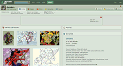 Desktop Screenshot of dendora.deviantart.com