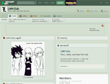 Tablet Screenshot of lmn-club.deviantart.com