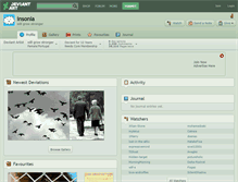 Tablet Screenshot of insonia.deviantart.com