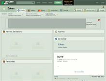 Tablet Screenshot of edoan.deviantart.com