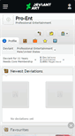Mobile Screenshot of pro-ent.deviantart.com