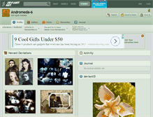 Tablet Screenshot of andromeda-6.deviantart.com