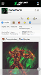 Mobile Screenshot of danatharel.deviantart.com
