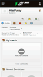 Mobile Screenshot of misspussy.deviantart.com