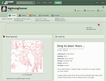 Tablet Screenshot of nightwingforever.deviantart.com