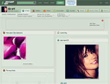 Tablet Screenshot of dp-art.deviantart.com