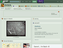 Tablet Screenshot of misshardy.deviantart.com