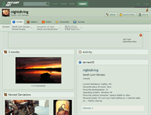 Tablet Screenshot of nightdiving.deviantart.com
