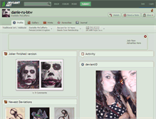 Tablet Screenshot of danie-ru-btw.deviantart.com